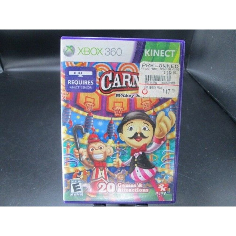 Carnival Games Xbox 360 Monkey See Monkey CIB